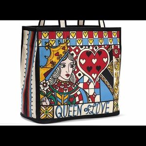 Queen of hearts tote Brighton